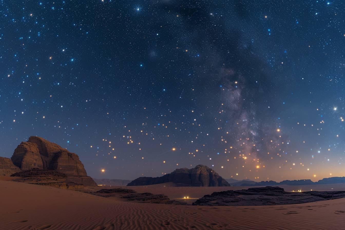 Alula sous les étoiles : découvrez la magie nocturne de ce site saoudien exceptionnel